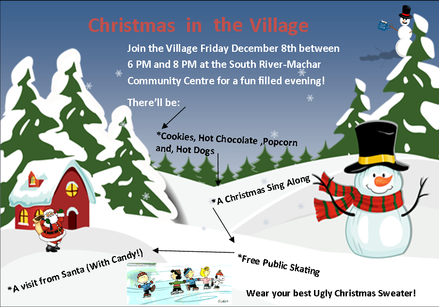 Christmas in the Village Card Front
